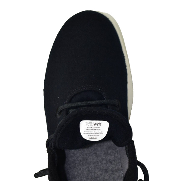 B5 NEW ALL BIRDS ZQ Black Superfine Merino Wool Everyday Sneaker Shoes Size 11M - Picture 6 of 7